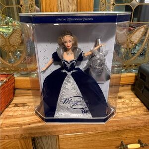 Barbie Millennium Princess Doll in Blue and Silver Gown